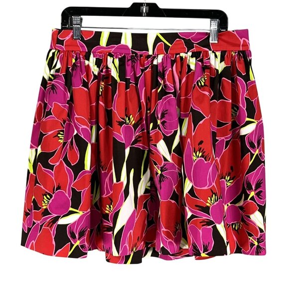 Kate Spade New York Skirt The Rules Womens12 Flare Floral Mini Skater Skirt Edgy - Picture 5 of 14